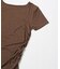 シャーリングスリットTEE