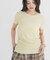 シャーリングスリットTEE