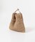 アフリカンスクエア　ラフィアかぎ編み 透かし巾着