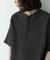 ワッフルヘンリーネックTシャツ
