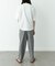 ワッフルヘンリーネックTシャツ