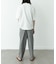 ワッフルヘンリーネックTシャツ