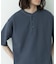 ワッフルヘンリーネックTシャツ