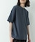 ワッフルヘンリーネックTシャツ