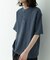 ワッフルヘンリーネックTシャツ