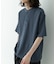ワッフルヘンリーネックTシャツ