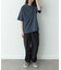 ワッフルヘンリーネックTシャツ