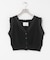 crinkle crinkle crinkle　WAFFLE FRILL VEST