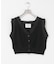 crinkle crinkle crinkle　WAFFLE FRILL VEST