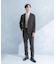 LIFE STYLE TAILOR　リネンライク千鳥柄コンフォータブルジャケット