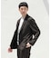 LIFE STYLE TAILOR　リネンライク千鳥柄コンフォータブルジャケット