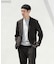 LIFE STYLE TAILOR　リネンライク千鳥柄コンフォータブルジャケット