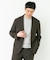 LIFE STYLE TAILOR　リネンライク千鳥柄コンフォータブルジャケット