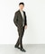 LIFE STYLE TAILOR　リネンライク千鳥柄コンフォータブルジャケット