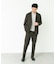 LIFE STYLE TAILOR　リネンライク千鳥柄コンフォータブルジャケット