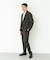 LIFE STYLE TAILOR　リネンライク千鳥柄コンフォータブルジャケット