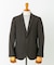 LIFE STYLE TAILOR　リネンライク千鳥柄コンフォータブルジャケット