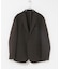 LIFE STYLE TAILOR　リネンライク千鳥柄コンフォータブルジャケット