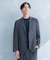LIFE STYLE TAILOR　リネンライク千鳥柄コンフォータブルジャケット