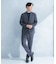LIFE STYLE TAILOR　リネンライク千鳥柄コンフォータブルジャケット
