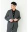 LIFE STYLE TAILOR　リネンライク千鳥柄コンフォータブルジャケット