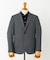 LIFE STYLE TAILOR　リネンライク千鳥柄コンフォータブルジャケット