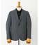 LIFE STYLE TAILOR　リネンライク千鳥柄コンフォータブルジャケット