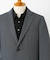 LIFE STYLE TAILOR　リネンライク千鳥柄コンフォータブルジャケット