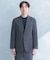 LIFE STYLE TAILOR　リネンライク千鳥柄コンフォータブルジャケット