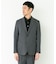 LIFE STYLE TAILOR　リネンライク千鳥柄コンフォータブルジャケット