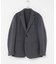 LIFE STYLE TAILOR　リネンライク千鳥柄コンフォータブルジャケット