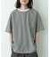 接触冷感リネン混ショートスリーブTシャツ