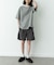 接触冷感リネン混ショートスリーブTシャツ