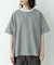 接触冷感リネン混ショートスリーブTシャツ
