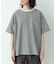 接触冷感リネン混ショートスリーブTシャツ
