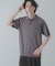『洗濯可』ストレッチニットポロショートスリーブTシャツ