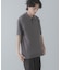 『洗濯可』ストレッチニットポロショートスリーブTシャツ