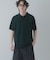 『洗濯可』ストレッチニットポロショートスリーブTシャツ