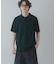 『洗濯可』ストレッチニットポロショートスリーブTシャツ