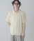 『洗濯可』ストレッチニットポロショートスリーブTシャツ