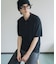 『洗濯可』ストレッチニットポロショートスリーブTシャツ