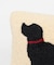 L.L.Bean　WOOL PILLOW BLACK DOG
