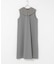 mizuiro-ind　PLEATS COLLOR NO-SLEEVE ONE-PIECE
