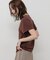 汗ジミ防止コクーンスリーブクルーネックTシャツ