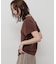 汗ジミ防止コクーンスリーブクルーネックTシャツ