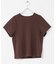 汗ジミ防止コクーンスリーブクルーネックTシャツ