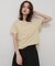 汗ジミ防止コクーンスリーブクルーネックTシャツ