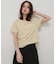 汗ジミ防止コクーンスリーブクルーネックTシャツ