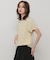 汗ジミ防止コクーンスリーブクルーネックTシャツ