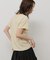 汗ジミ防止コクーンスリーブクルーネックTシャツ